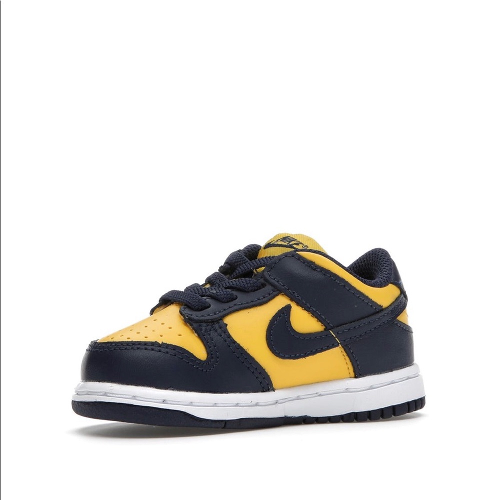 Nike Dunk Low Michigan (TD) Size 4C - Picture 3 of 9